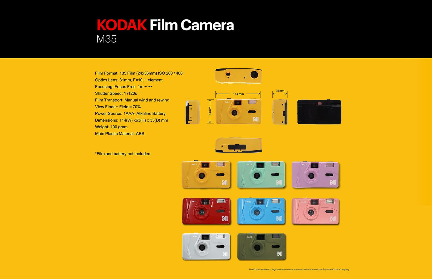 KODAK Film Camera M35