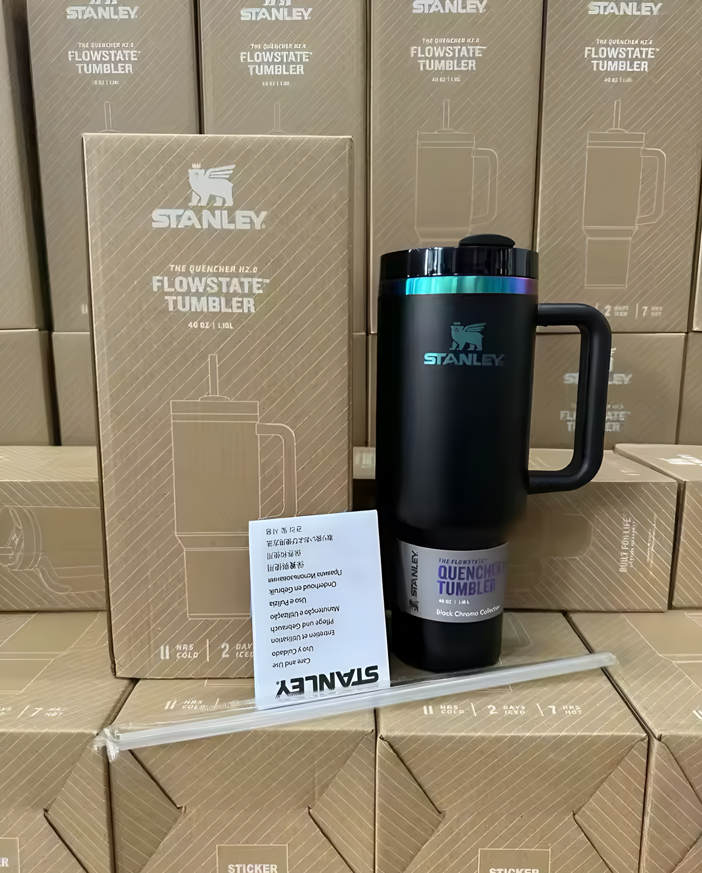 كأس ستانلي باللون الأسود كروما